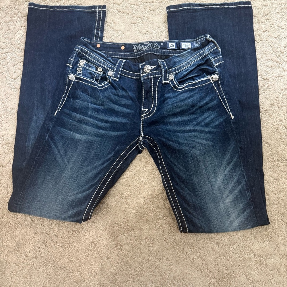Miss Me Boot Cut Jeans with Embellishments, UGC - Picture 7 of 16